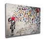 Wallity Lienzo Decorativo Banksy WY51 70 x 100 cm